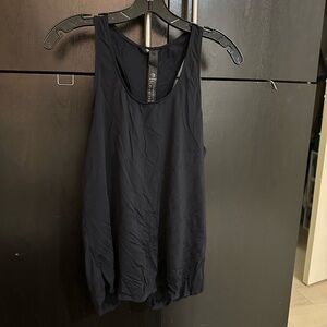 MPG Sport Black Laser-Cut Racerback Tank – Size M